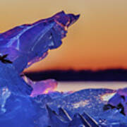 Frozen Sunset Blues Poster