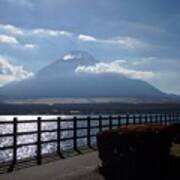 Fuji From Lake Yamanaka Poster