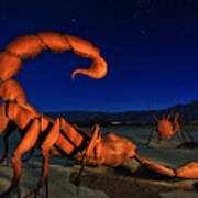 Galleta Meadows Estate Sculptures Borrego Springs Poster