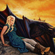 Game Of Thrones Painting Poster