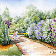 Garden Lilacs Poster