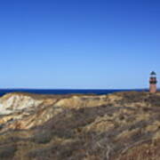 Gay Head Lighthouse And Cliffs Poster