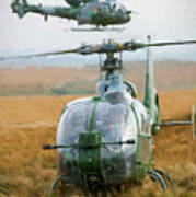 Gazelle Helicopter Poster