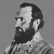 General Stonewall Jackson Profile Poster