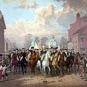 General Washington Enters New York Poster