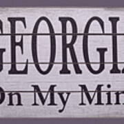 Georgia On My Mind Poster