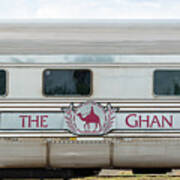 Ghan Train At Alice Springs Poster