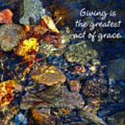 Giving Grace Custom Sized Poster