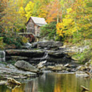 Glade Creek Grist Mill #1 Poster