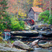 Glade Creek Grist Mill Poster