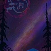 Glamping Under The Stars Poster
