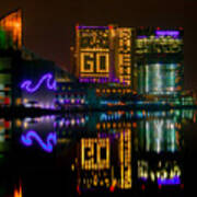 Go Ravens Baltimore Inner Harbor Poster