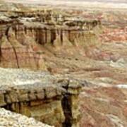 Gobi Desert White Cliffs Poster