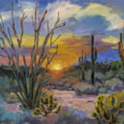 God's Day - Sonoran Desert Poster