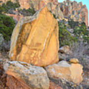 Gold Boulder Poster