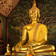 Golden Buddha - Thailand Poster