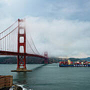 Golden Gate Ship Poster