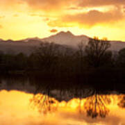 Golden Ponds Longmont Colorado Poster