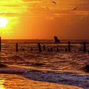 Golden Sunrise On The Outer Banks Poster