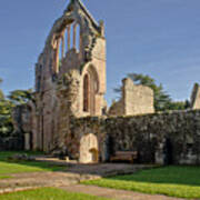 Gothic Ruins. Dryburgh Abbey. Poster