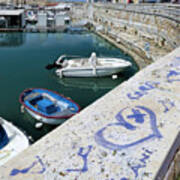 Graffiti Heart.trani.italy Poster