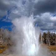 Grand Geyser Explodes Poster