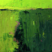 Green Abstract Poster