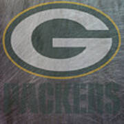 Green Bay Packers Translucent Steel Poster