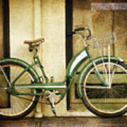 Green Bicycle Photograph by Carol Leigh - Fine Art America