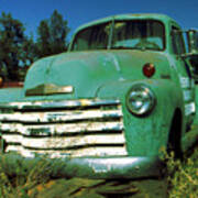 Green Pickup Truck 1959 Poster