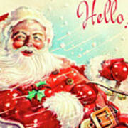 Greetings From Santa Poster