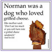 Grilled Cheese Dog Poster