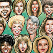 Group Caricature Poster