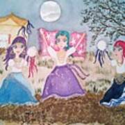 Gypsies Under The Moon Poster