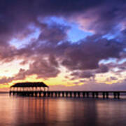 Hanalei Pier Poster