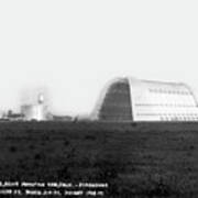 Hangar One At Moffett Field, California Circa 1932 Poster