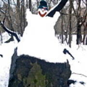 Happy Snowman Poster