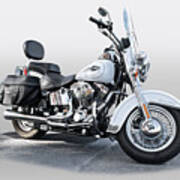 Harley Davidson Heritage Softail Poster
