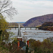 Harpers Ferry - Shenandoah Meets The Potomac Poster