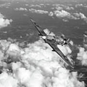 Hawker Hurricane Iib Of 174 Squadron Bw Version Poster