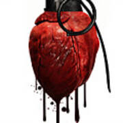 Heart Grenade Poster