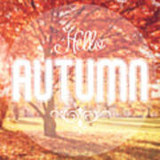 Hello Autumn Poster
