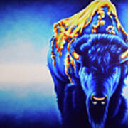 Heneecee Buffalo Bull Poster