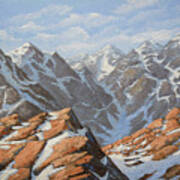 High Sierra In Winter Poster