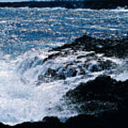 Hilo Coast Waves Poster