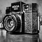 Holga 120s Black And White Poster