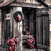 Holiday Outhouse Poster