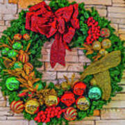Holiday Wreath Poster