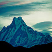 Holy Mount Fish Tail Machhapuchare 6998m Poster