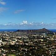 Honolulu Panorama Poster